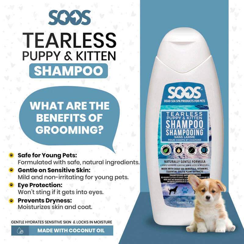 Soos Pets, Tearless Puppy & Kitten - 500ML image number null